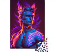 Neon Apollo 1000 Pieces Puzzles Wooden Puzzle for Teenager Funny Jigsaw Puzzles 1000pcs (75x50cm)