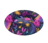 Neon Axolotl Pet Dog Bed Warm & Soft fluffier Cat Cave for Extra Small Size Pets Supplies