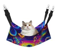 Neon Beat Uv Printed Pet Hammock - Sleeping Hammock For Cats, Rabbits, Ferrets, Puppies, Small Animals