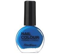 Neon Blue UV reactive nail polish. Bright nail polish that glows under uv neon light.
