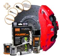 Neon Bright Brake Caliper Paint Kit FOLIATEC For Car Bike Engine High Temp+CP