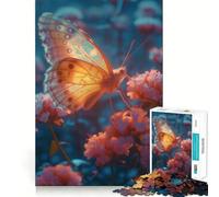 Neon Butterfly 1000 Pieces Jigsaws Adults Puzzles Gifts Mind Game Toy Bonding Time Neat Cut Bday Surprise (38x26cm)