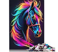 Neon Colorful Criollo Puzzles 500 Pieces Wooden Puzzles Puzzles 500 Piece Learning Educational Toys 500pcs (52x38cm)