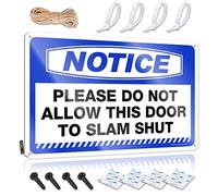 Neon, Decorations Barn Gift For Him Notice Please Do Not Allow This Door To Slam Shut | Rustic Western Wall Art(30X40CM)