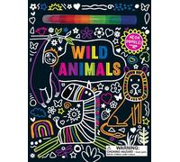 Neon Doodles Book - Wild Animals: 1