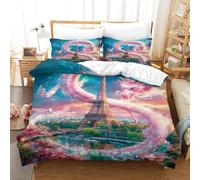 Neon Dragon Art-digital Fantasy Style Duvet Cover Sets 3 PCS Hotel Quality Quilt Cover Bedding Set Bed Covers with Pillowcases with Zipper Closure Breathable Stylish Comforter Double（200x200cm）