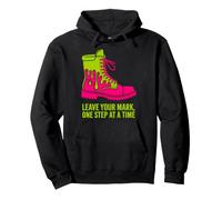 Neon Drip Combat Boot Design - Leave Your Mark Pullover Hoodie