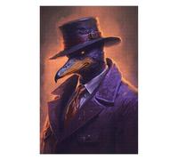 Neon Duck Spy Wooden Picture Puzzle for Adults, 1000 PCS