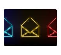 Neon Email Set Rug Benjamin Tate Design Natural Large