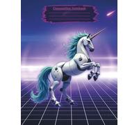Neon Equinox - Vol 1: Starbolt Rising: 80's Inspired Sci-Fi Fantasy Composition Notebook | College Ruled, 200 Pages