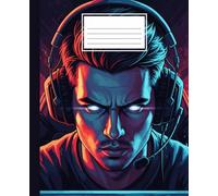 Neon Esports Competitive Gamer Composition Notebook: A Cyberpunk Gaming Journal for Strategy and Streaming | Cool Neon Notebook for Teen Boys, PC Gamers, and Esports Fans