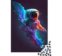 Neon Explosion Adult 1000-Piece Jigsaw Puzzle, 70x50cm/1000pcs; White Card Pieces for Easy Sorting; Tabletop Entertainment at Home
