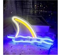 Neon For Neon Sign Lights Whale Tail Shape Wall Bedroom Decor Wedding Holiday Kids