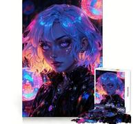 Neon Future Dreamer 1000 Piece Jigsaw Puzzles for Adults Jigsaw Recall Upgrade Quiet Calm Clear Cut Premium Gift (38x26cm)