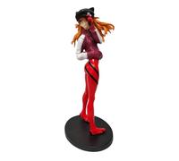 Neon Genesis Evangelion Asuka Cat Ears Hat Figure PVC Cartoon Game Character Model Statue Figure Figure Toy Holiday Gift Creative Souvenir Fan Collection [Unofficial]
