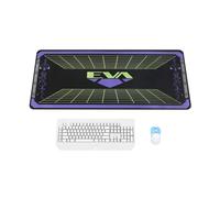 Neon Genesis Evangelion Inspired Mouse Pad 35.4"x15.7"- Large Mouse Pad & Grid Design, Perfect for Anime Fans & Gamers