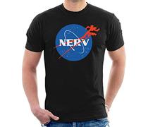 Neon Genesis Evangelion Nerv X NASA Logo Men's T-Shirt