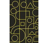 Neon Geometry Notebook - Abstract Minimalist Journal: Dark Aesthetic Writing Pad | Matte Softcover | 60 Lined Pages | High Quality Paper | Stylish Creative Gift