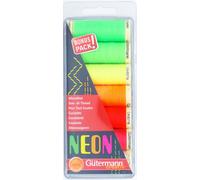 NEON Gütermann Thread - 100m Reel Sew-All 100% Polyester Machine + Hand Sewing