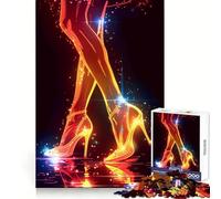 Neon High Heels Jigsaw Puzzles for Adults1000 Piece Intellect Toy Stress Relief Precise Cut Perfect Present (38x26cm)