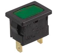 Neon Indicator, 240V, Green, 13X19Mm, Illumination Colour Green, Lamp Base Type Quick Connect, Lens Shape Rectangular, Product Range A5 Series, Supply Voltage 250Vac, Lamps, Lighting & Indicators