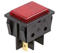 Neon Indicator, 240V, Red, 22X30Mm, Illumination Colour Red, Lamp Base Type Quick Connect, Lens Shape Rectangular, Product Range B7 Series, Supply Voltage 240V, Lamps, Lighting & Indicators