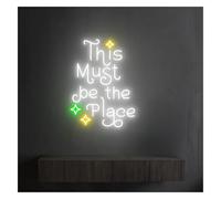 neon lamp For neon Light Decoration This Must Be The Place for Sign LED Dimmable Powered 38cmx28cm(A)