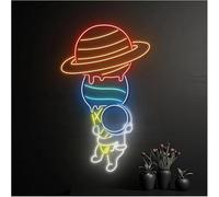 Neon Lamp Soothing Ambiance Neon Signs for Ice Cream Powered by, Adjustable Brightness Lights(40cmx95cm)