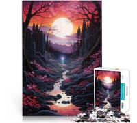 Neon Landscape1000 Pieces Puzzles for Adults Help the brain exercise addictive toys to cultivate patience great gift 38x26cm