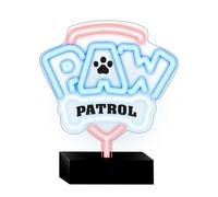 Neon LED on Stand - Paw Patrol Logo - Night Light for Kids, USB Power, Brightness Control, Energy Saving LED (25×25cm)