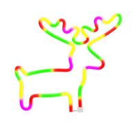 Neon LED Sign Light Battery / USB LED Light Home Light Sign Night Light Moose - Multicoloured