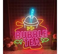 Neon Led Signs Bubble Tea Coffee Bar Neon LED Lights USB Bedroom Cafe Pub Club Decoration Party Room Wall Decor Neon Signs