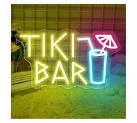 Neon Led Wall Decor Neon Sign Signs TIKI Bar For Wall Decoration The, Dimmable Lights(23cmx40cm)