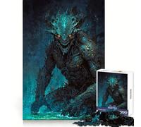 Neon Leviathan Jigsaw Puzzles 1000 Pieces for Adults Strong Logic Toy Stress Free Clear Edge Thoughtful Gift (50x75cm)