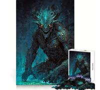 Neon Leviathan Jigsaw Puzzles for Teenagers 1000 Piece Logic Train Toy Cozy Relax Smooth Cut Festival Gift (38x52cm)