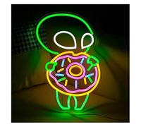neon light Alien Donut Neon Sign Wall Decor for Bedroom Dessert Shop 28x40.6cm