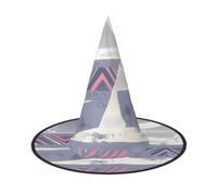 Neon light ancient ruins Halloween Witches Hats Witch Headbands Wizard Hat Costume Accessories Cosplay for Party Masquerade Foldable 3 PCS