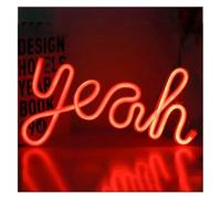 Neon light Colorful Letters Interior Lighting Neon Sign Beautiful Night Light with Dimmer(Red)