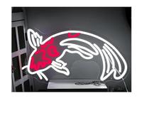 Neon light For neon Sign Fish Carp Koi, Dimmable Powered Panel Light(C)