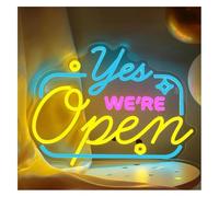 Neon light Neon Light Yes! We're Open for Business Storefront Window 50cm