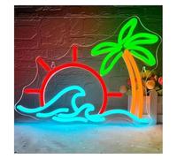 Neon light Neon Signs Light Decor Neon Lights In The Shape Of A Coconut Tree, Decoration 35x27cm