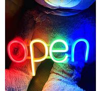 Neon Light, Open Sign Light Up Letters High Brightness Power By 3 AA Batteries for Bedroom Bar Pub Hotel Coffee Shop Restaurant