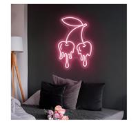 neon light sign Cherry for neon Sign Fresh Blood Cherries Lights for Party(A)