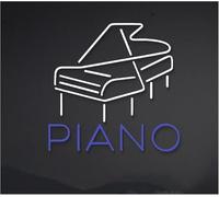 neon light sign Colorful Letters Interior Lighting Piano Pattern Neon Sign Light for Game Room Bar Party(1)