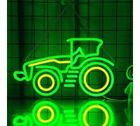 neon light sign Green Tractor for neon Light Sign for usb Dimmable LED(38.2x23.1cm)
