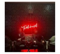 Neon Light Sign Hanging Art Neon Signs Til Death Do Us Part Sign Wedding Light Decor(Red)
