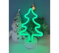 Neon Light Sign,LED Neon Signs Christmas Tree, Battery/USB Powered Light Up Acrylic Neon Sign Night Light for Christmas,Room Decor