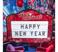 Neon Light Sign with Customizable Dual Row Messaging, Cordless, for Grand Celebrations
