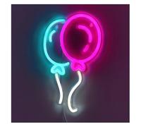 Neon lights Cute Balloon Wall for neon Sign Powered For Room Home Party Wedding Shop Decoration Light