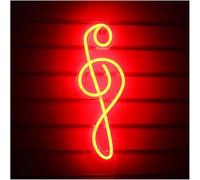 Neon lights decor Colorful Letters Interior Lighting Neon Sign Musical Note, Light Power Art